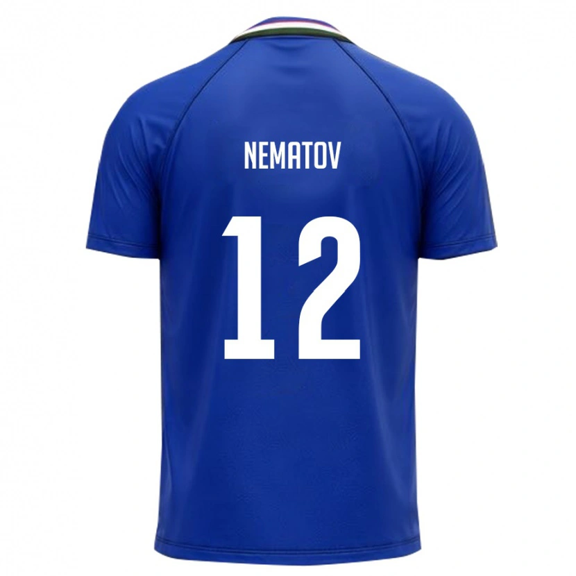Danxen Women Uzbekistan Abduvokhid Nematov #12 Royal Blue White Home Jersey 26-28 T-Shirt