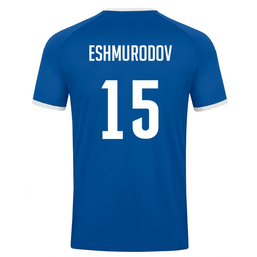 Danxen Women Uzbekistan Umar Eshmurodov #15 Royal Blue White Home Jersey 26-28 T-Shirt