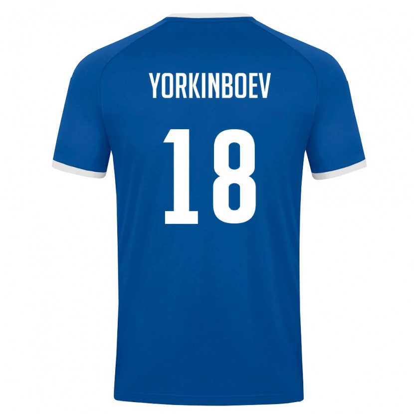 Danxen Women Uzbekistan Shokhzhakhon Yorkinboev #18 Royal Blue White Home Jersey 26-28 T-Shirt