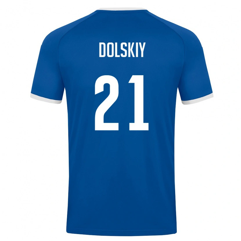 Danxen Women Uzbekistan Platon Dolskiy #21 Royal Blue White Home Jersey 26-28 T-Shirt