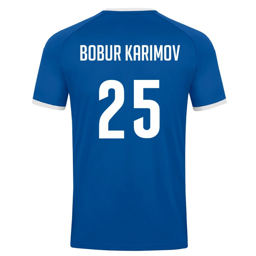 Danxen Women Uzbekistan Mukhammad-Bobur Karimov #25 Royal Blue White Home Jersey 26-28 T-Shirt