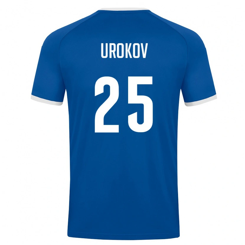 Danxen Women Uzbekistan Mukhammadali Urokov #25 Royal Blue White Home Jersey 26-28 T-Shirt