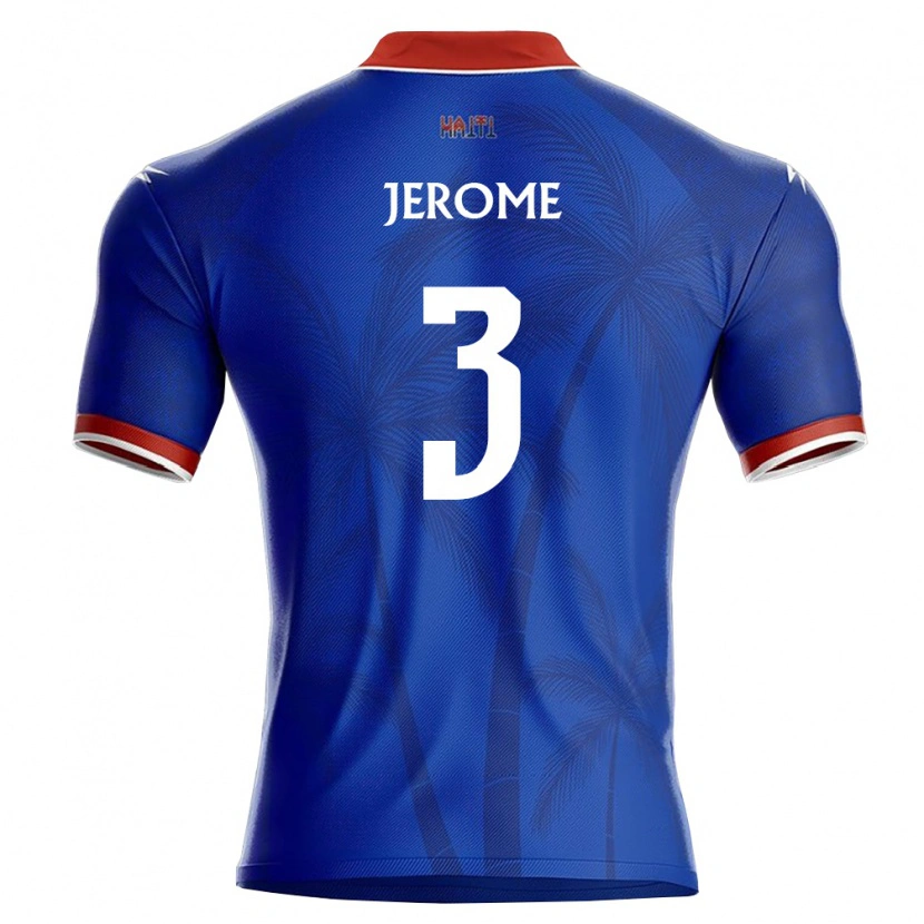 Danxen Women Haiti Odilon Jérôme #3 Blue Red White Home Jersey 26-28 T-Shirt