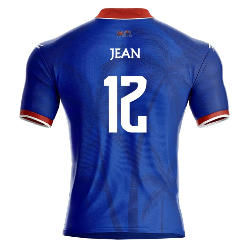 Danxen Women Haiti Guivenson Jean #12 Blue Red White Home Jersey 26-28 T-Shirt