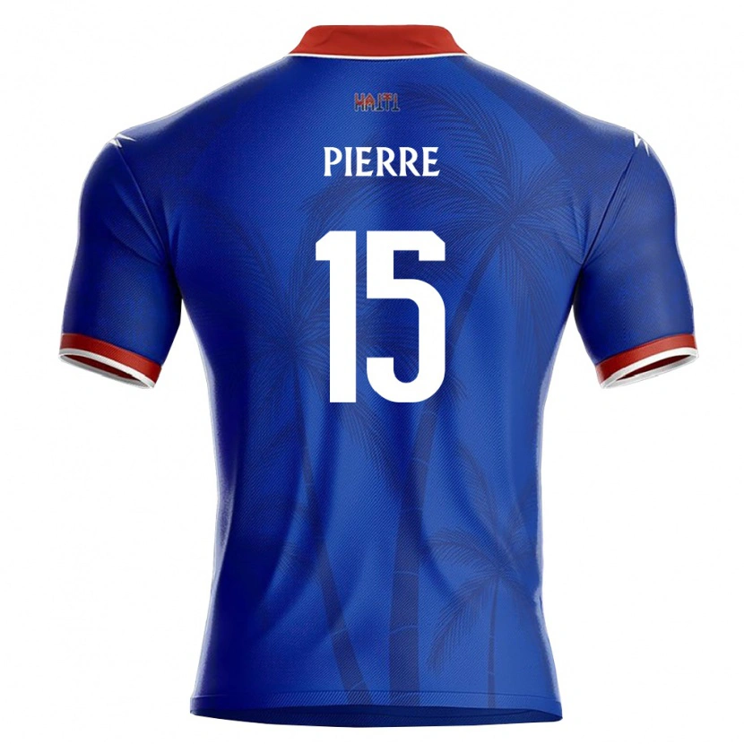 Danxen Women Haiti Denilson Pierre #15 Blue Red White Home Jersey 26-28 T-Shirt