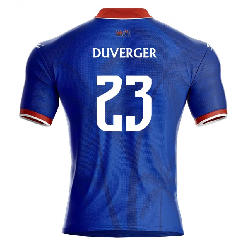Danxen Women Haiti Josué Duverger #23 Blue Red White Home Jersey 26-28 T-Shirt