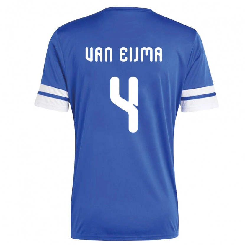 Danxen Women Curaçao Roshon Van Eijma #4 Navy White Home Jersey 26-28 T-Shirt