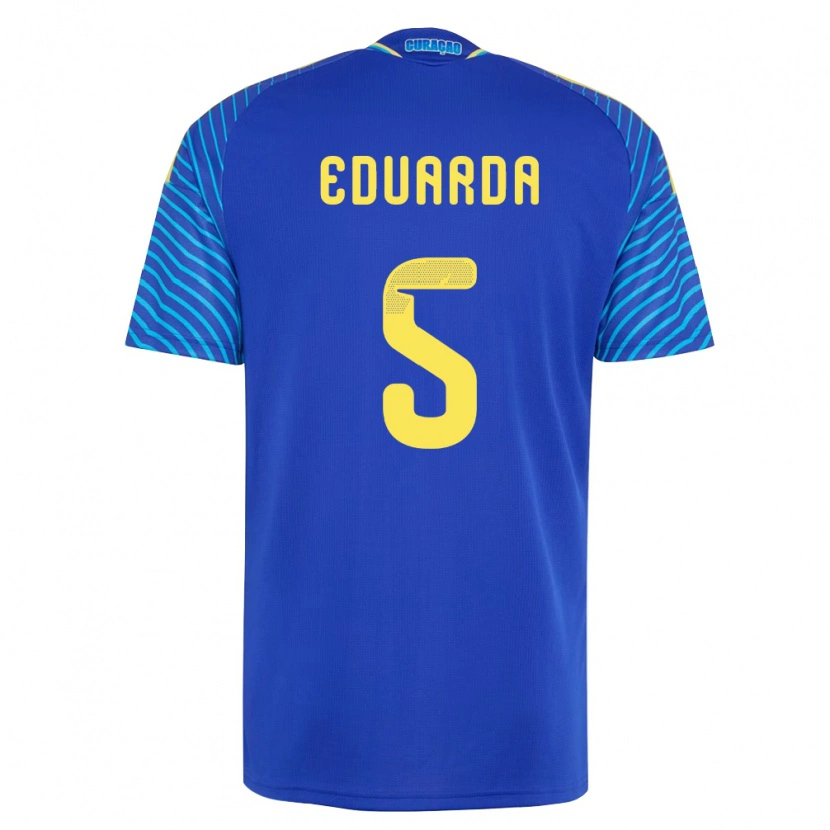 Danxen Women Curaçao Ribryashen Eduarda #5 Navy White Home Jersey 26-28 T-Shirt