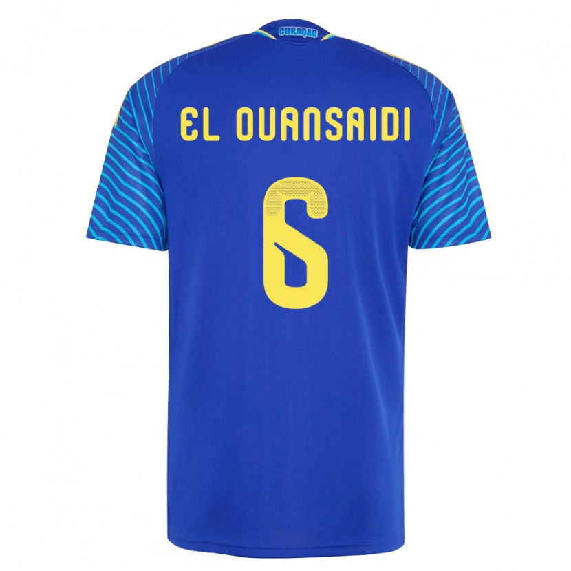 Danxen Women Curaçao Keyane El Ouansaidi #6 Navy White Home Jersey 26-28 T-Shirt