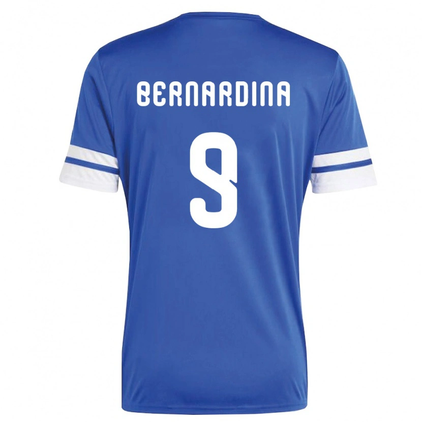 Danxen Women Curaçao Damiënthly Bernardina #9 Navy White Home Jersey 26-28 T-Shirt