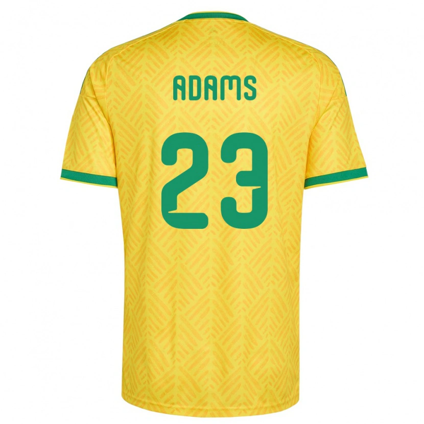 Danxen Women South Africa Jayden Adams #23 Yellow Green Home Jersey 26-28 T-Shirt