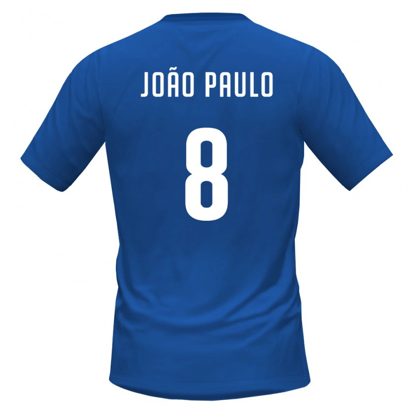 Danxen Women Cape Verde João Paulo #8 Royal Blue Red Home Jersey 26-28 T-Shirt