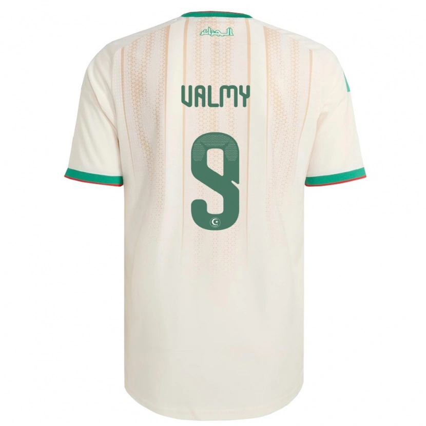 Danxen Women Algeria Mouhammad Valmy #9 Off-White Green Red Home Jersey 26-28 T-Shirt