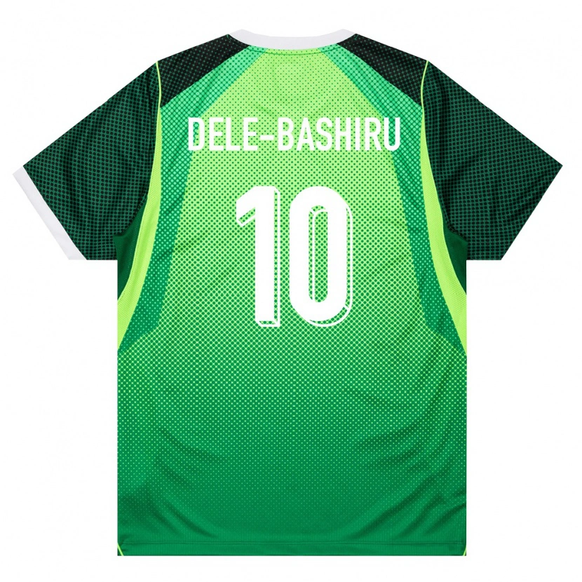 Danxen Women Nigeria Fisayo Dele-Bashiru #10 Green White Home Jersey 26-28 T-Shirt