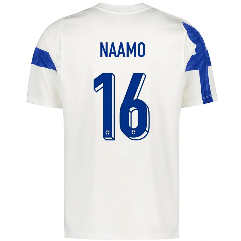 Danxen Women Finland Dario Naamo #16 White Blue Home Jersey 26-28 T-Shirt