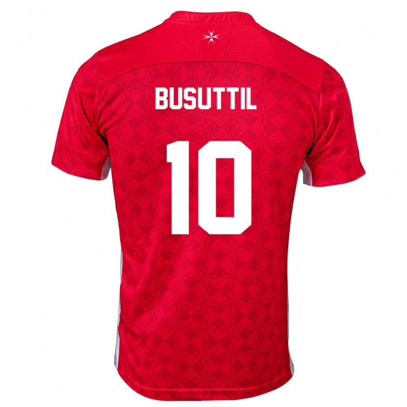 Danxen Women Malta Nicholas Busuttil #10 Red White Home Jersey 26-28 T-Shirt