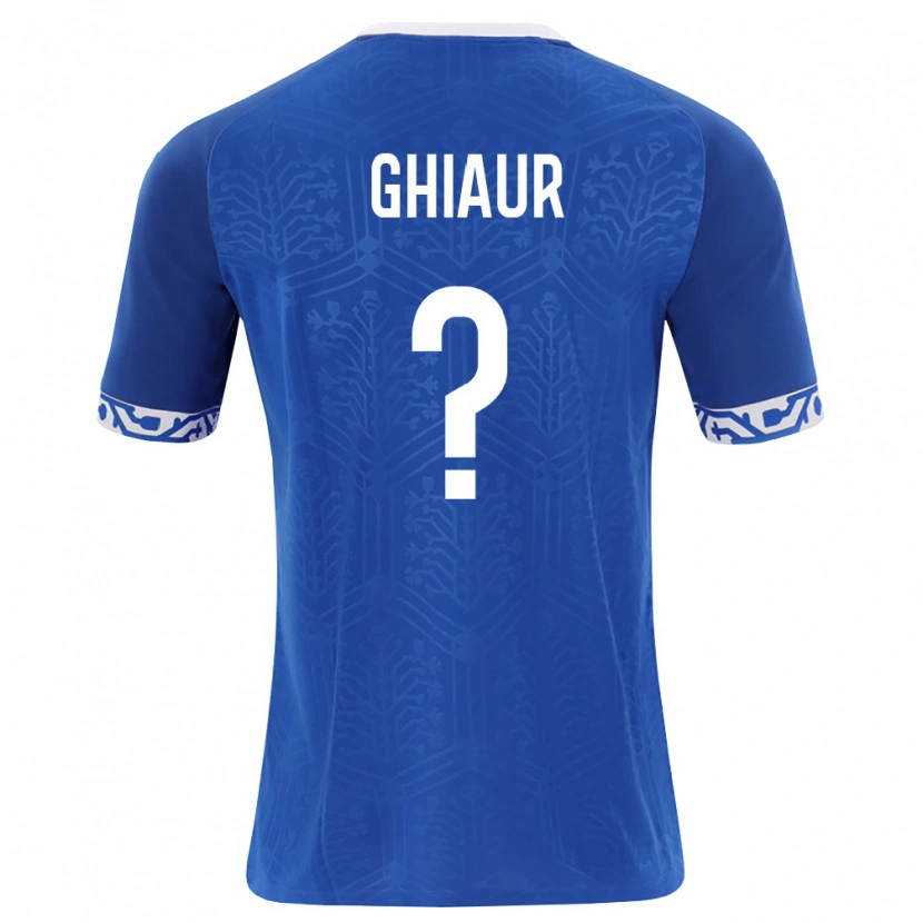 Danxen Women Moldova Octavian Ghiaur #0 Royal Blue White Home Jersey 26-28 T-Shirt