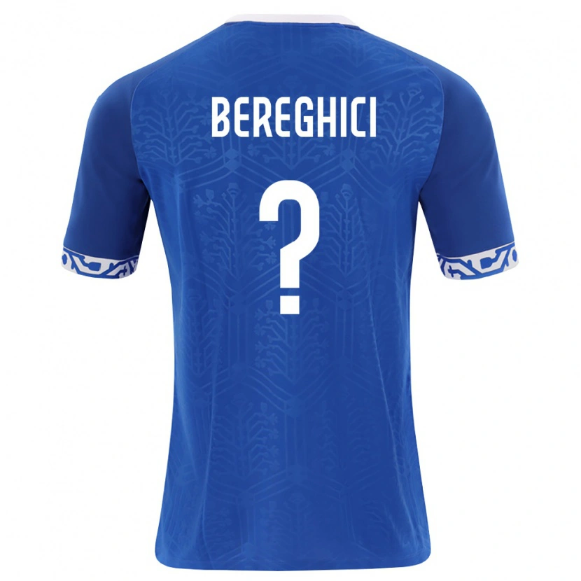 Danxen Women Moldova Artiom Bereghici #0 Royal Blue White Home Jersey 26-28 T-Shirt