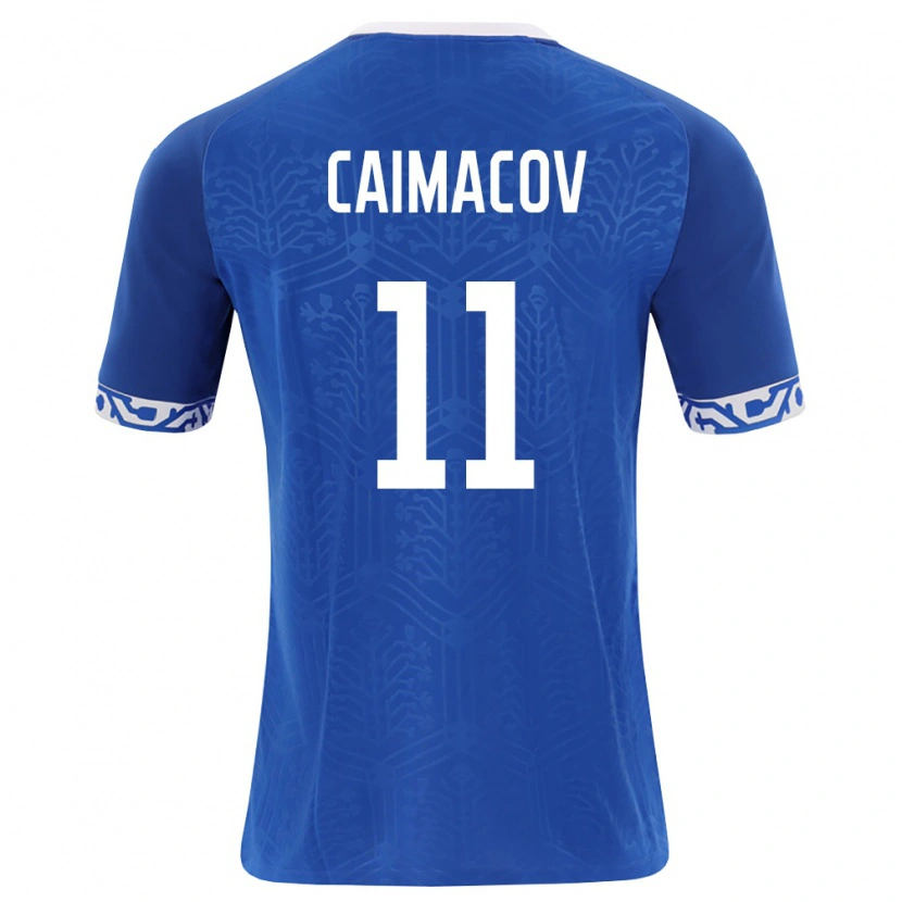 Danxen Women Moldova Mihail Caimacov #11 Royal Blue White Home Jersey 26-28 T-Shirt