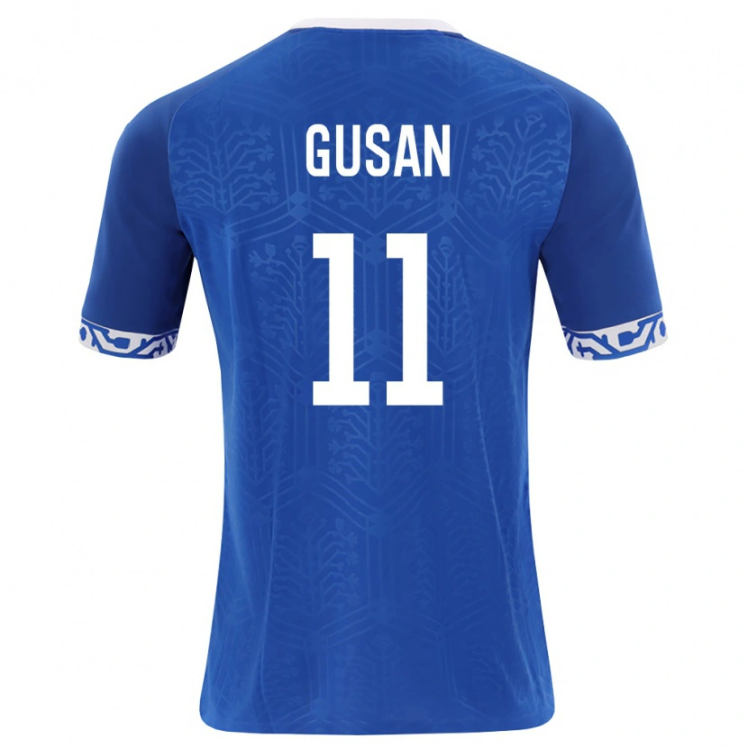 Danxen Women Moldova Justian Gusan #11 Royal Blue White Home Jersey 26-28 T-Shirt