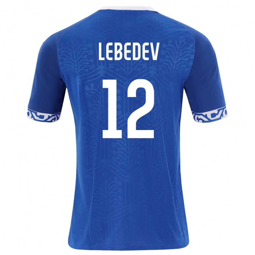 Danxen Women Moldova Nichita Lebedev #12 Royal Blue White Home Jersey 26-28 T-Shirt