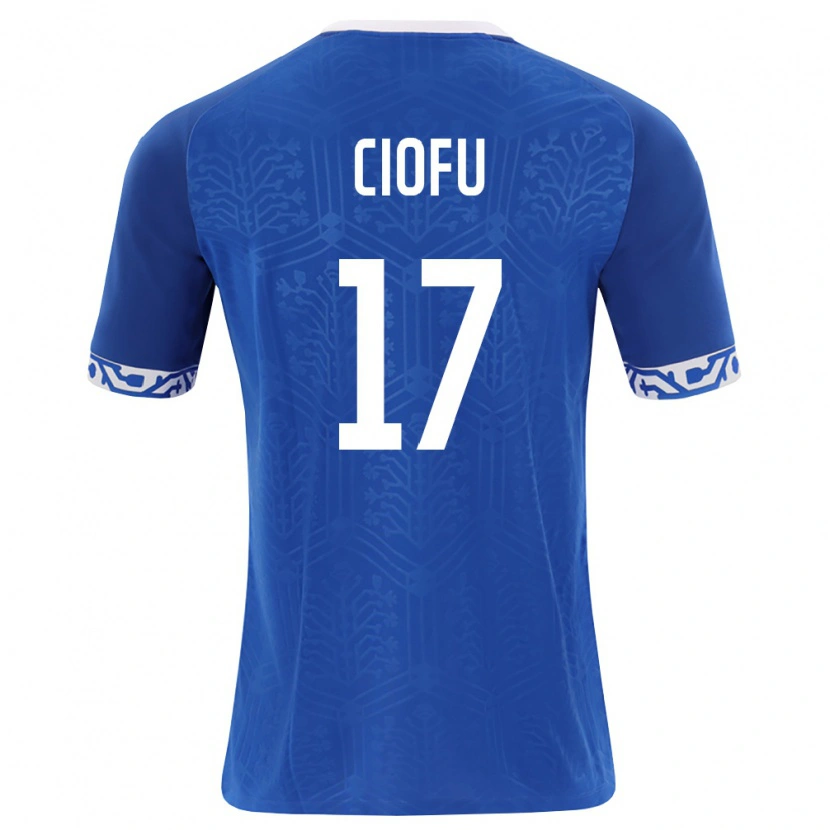 Danxen Women Moldova Egor Ciofu #17 Royal Blue White Home Jersey 26-28 T-Shirt