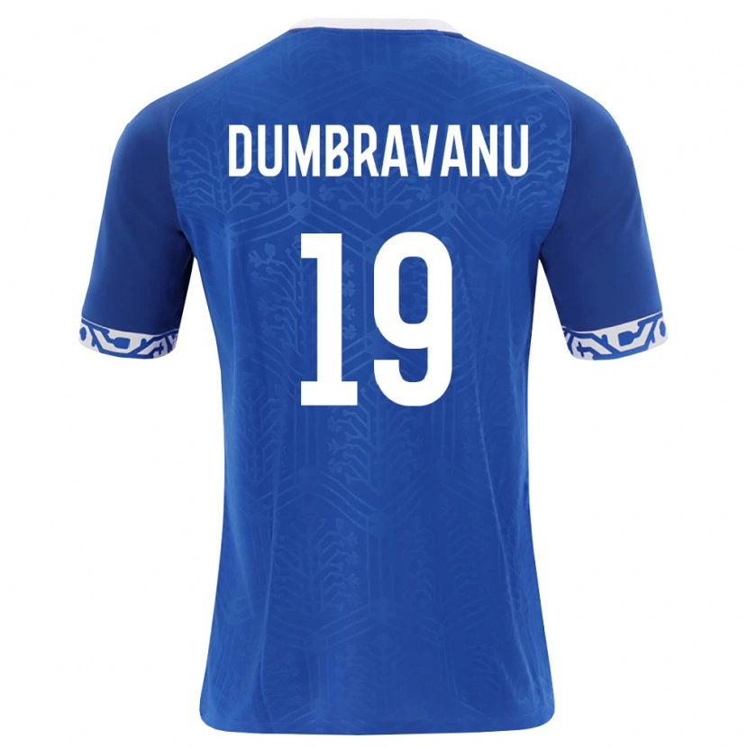 Danxen Women Moldova Daniel Dumbravanu #19 Royal Blue White Home Jersey 26-28 T-Shirt