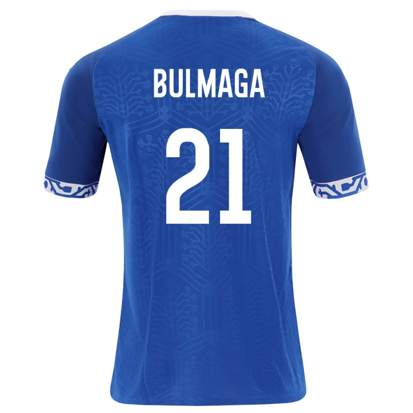 Danxen Women Moldova Leonard Bulmaga #21 Royal Blue White Home Jersey 26-28 T-Shirt
