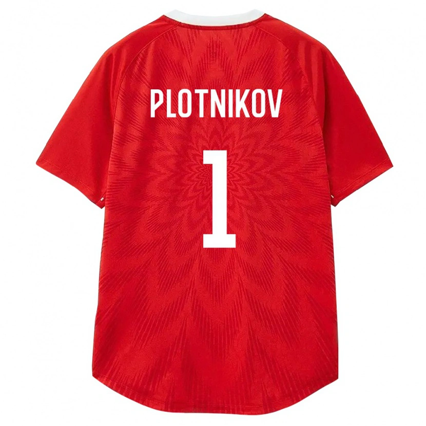 Danxen Women Russia Egor Plotnikov #1 Red White Brown Home Jersey 26-28 T-Shirt