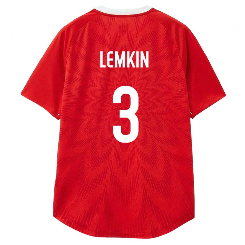 Danxen Women Russia Egor Lemkin #3 Red White Brown Home Jersey 26-28 T-Shirt