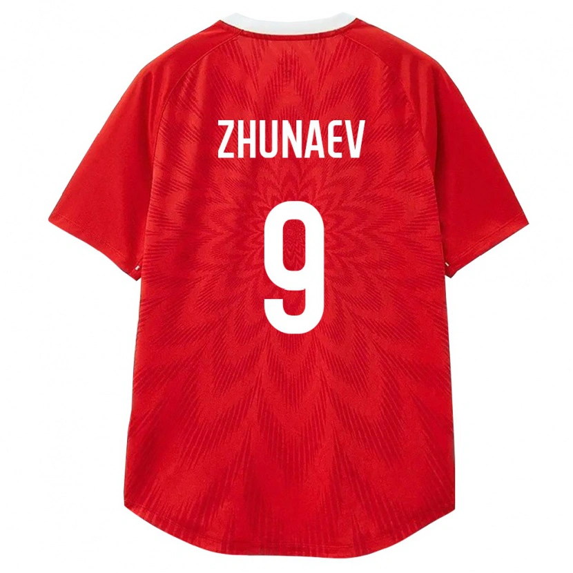 Danxen Women Russia Ivan Zhunaev #9 Red White Brown Home Jersey 26-28 T-Shirt