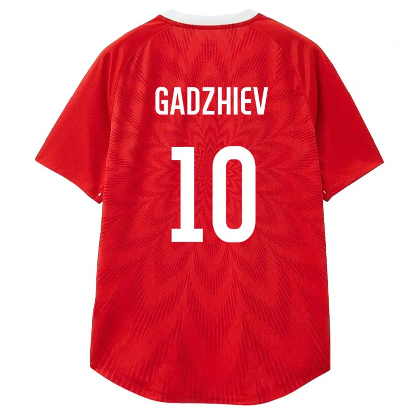 Danxen Women Russia Arda Gadzhiev #10 Red White Brown Home Jersey 26-28 T-Shirt