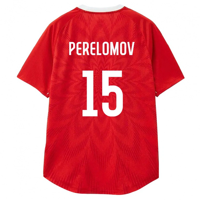 Danxen Women Russia Ivan Perelomov #15 Red White Brown Home Jersey 26-28 T-Shirt