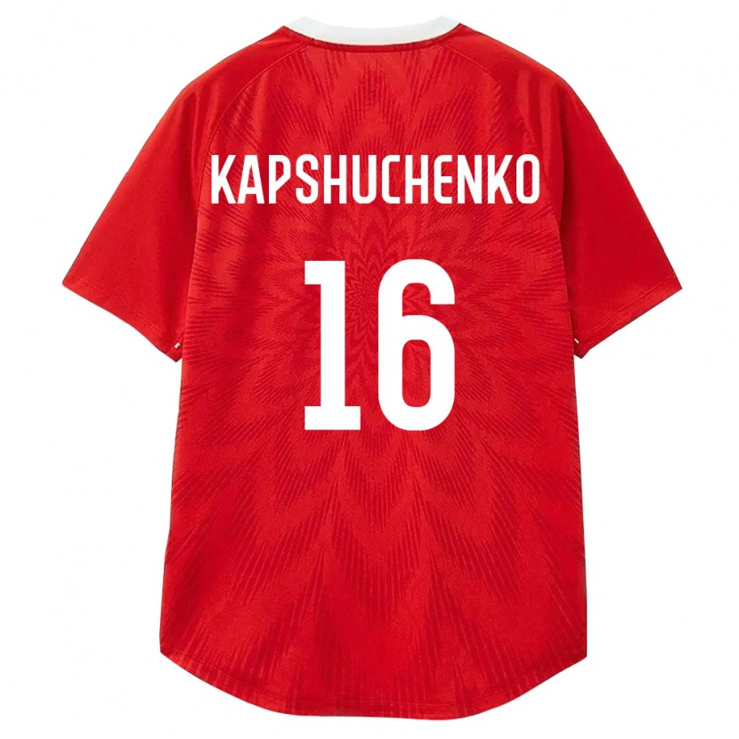 Danxen Women Russia Arkhip Kapshuchenko #16 Red White Brown Home Jersey 26-28 T-Shirt