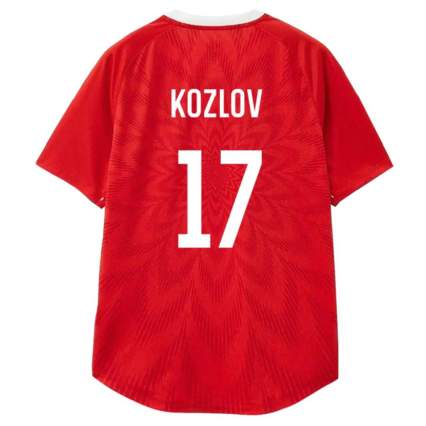 Danxen Women Russia Danila Kozlov #17 Red White Brown Home Jersey 26-28 T-Shirt