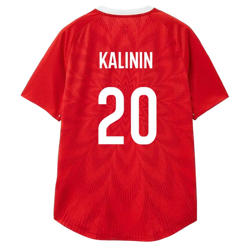 Danxen Women Russia Dmitriy Kalinin #20 Red White Brown Home Jersey 26-28 T-Shirt