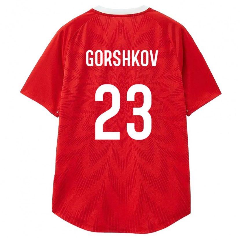 Danxen Women Russia Yuriy Gorshkov #23 Red White Brown Home Jersey 26-28 T-Shirt