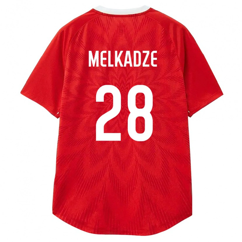 Danxen Women Russia Georgiy Melkadze #28 Red White Brown Home Jersey 26-28 T-Shirt
