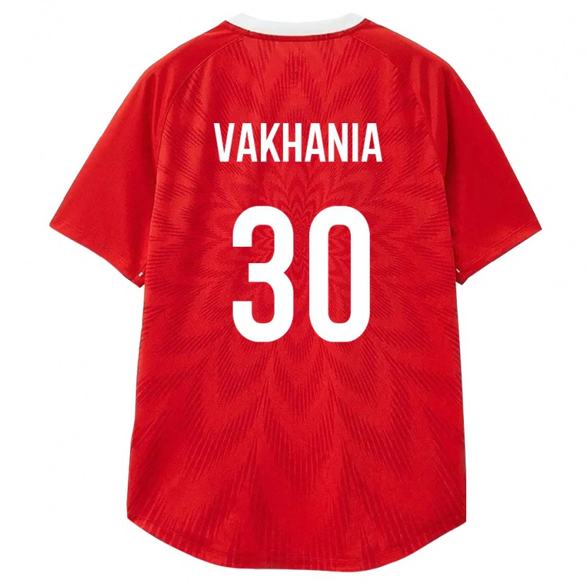 Danxen Women Russia Ilya Vakhania #30 Red White Brown Home Jersey 26-28 T-Shirt