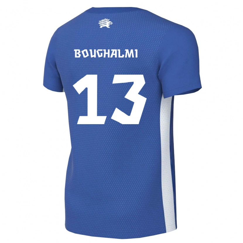 Danxen Women Estonia Youssef Boughalmi #13 Dark Blue White Home Jersey 26-28 T-Shirt