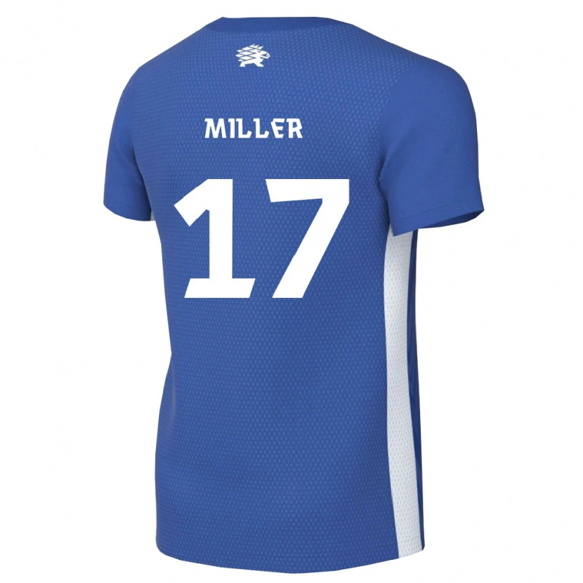 Danxen Women Estonia Martin Miller #17 Dark Blue White Home Jersey 26-28 T-Shirt