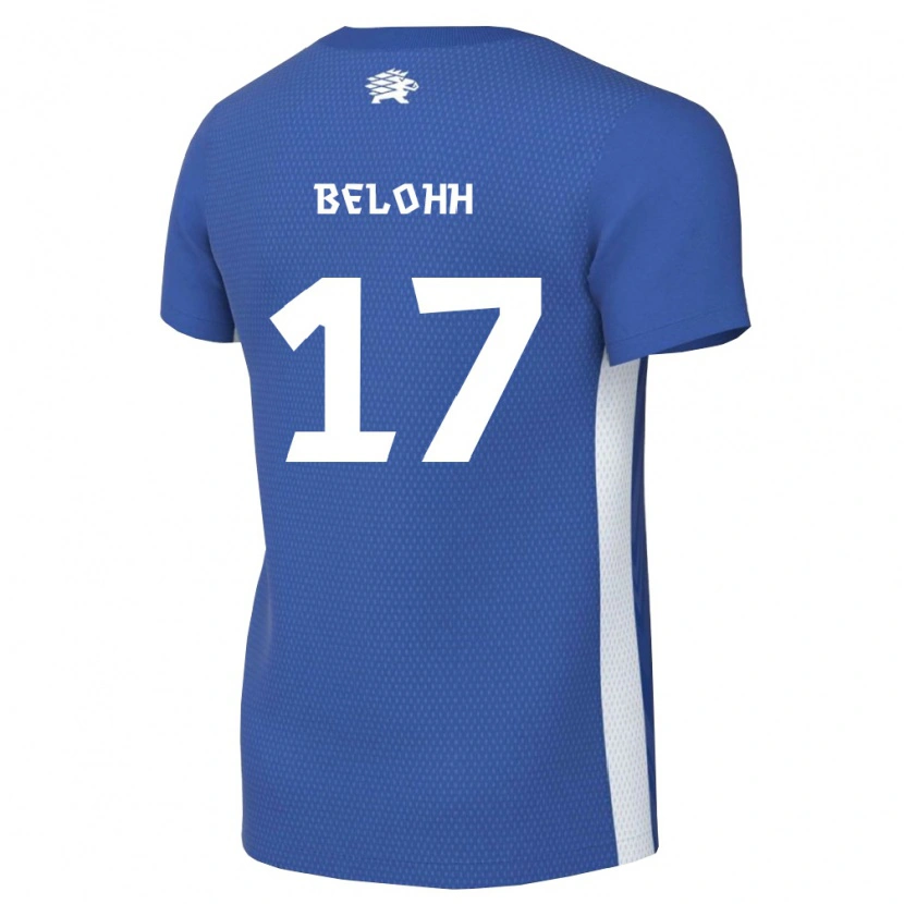 Danxen Women Estonia Kirill Belohh #17 Dark Blue White Home Jersey 26-28 T-Shirt