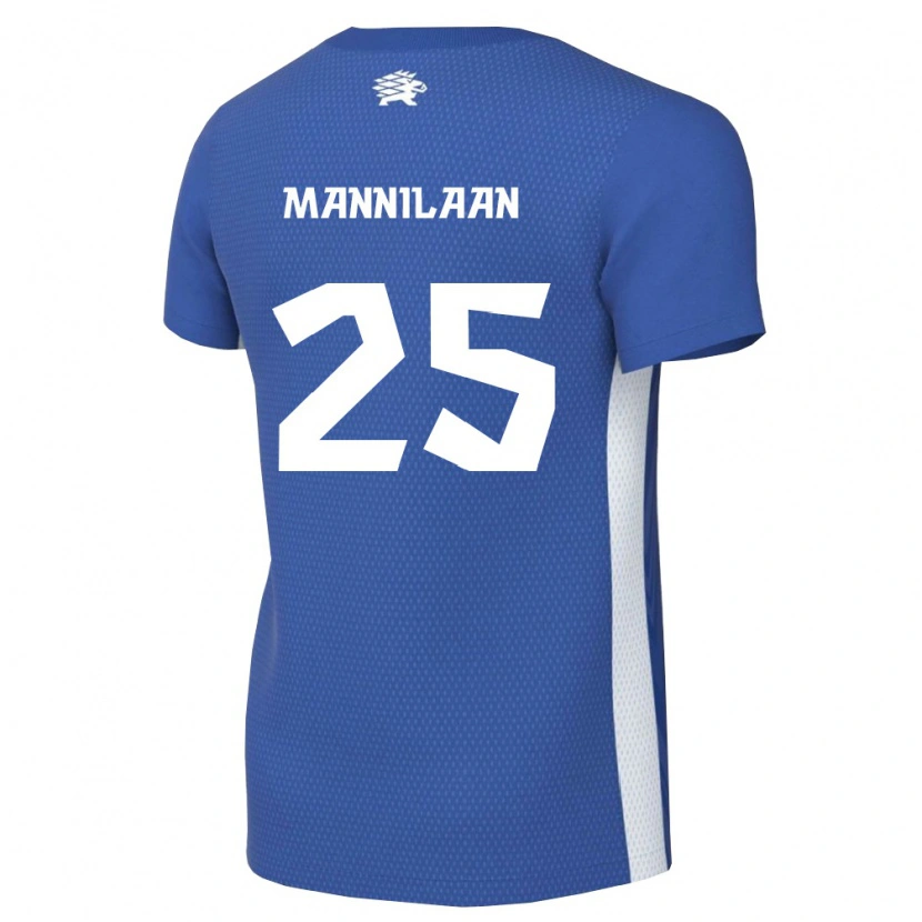 Danxen Women Estonia Mattias Männilaan #25 Dark Blue White Home Jersey 26-28 T-Shirt