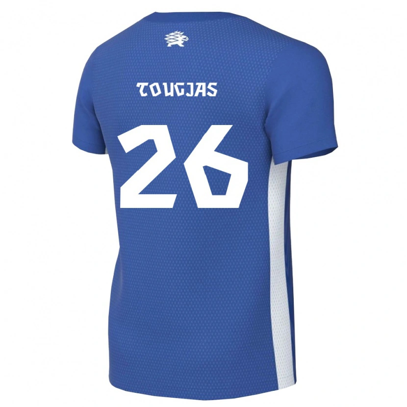 Danxen Women Estonia Erko Tougjas #26 Dark Blue White Home Jersey 26-28 T-Shirt