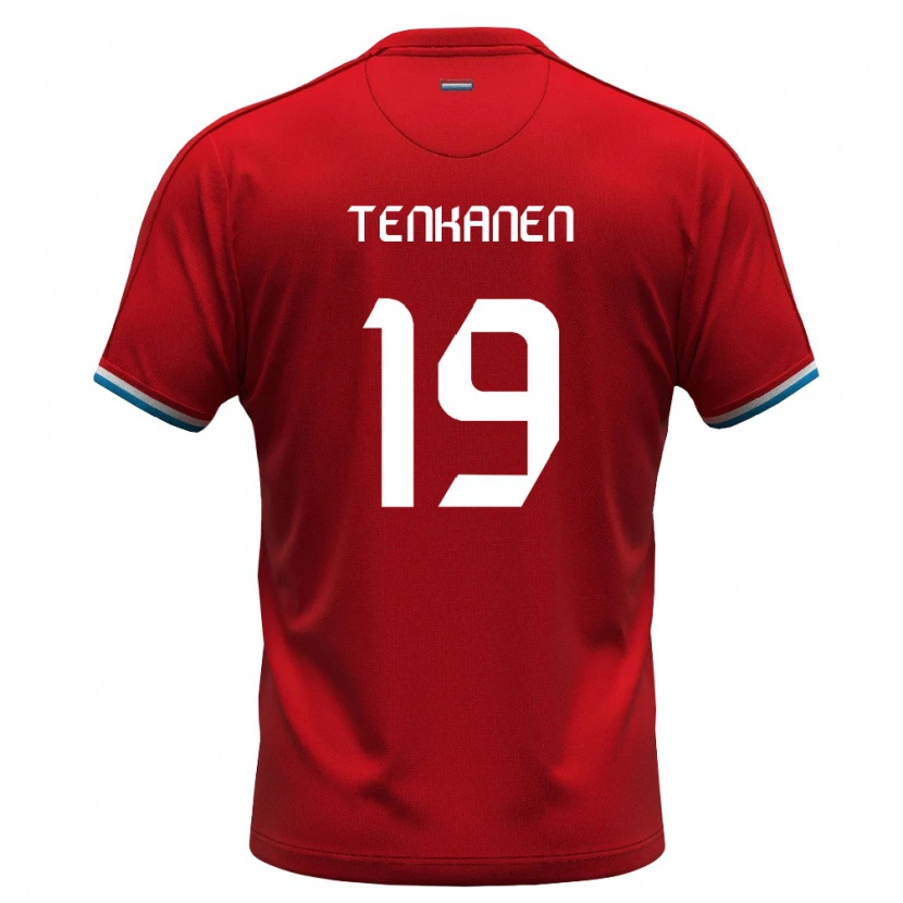Danxen Women Luxembourg Luke Tenkanen #19 Red White Blue Home Jersey 26-28 T-Shirt