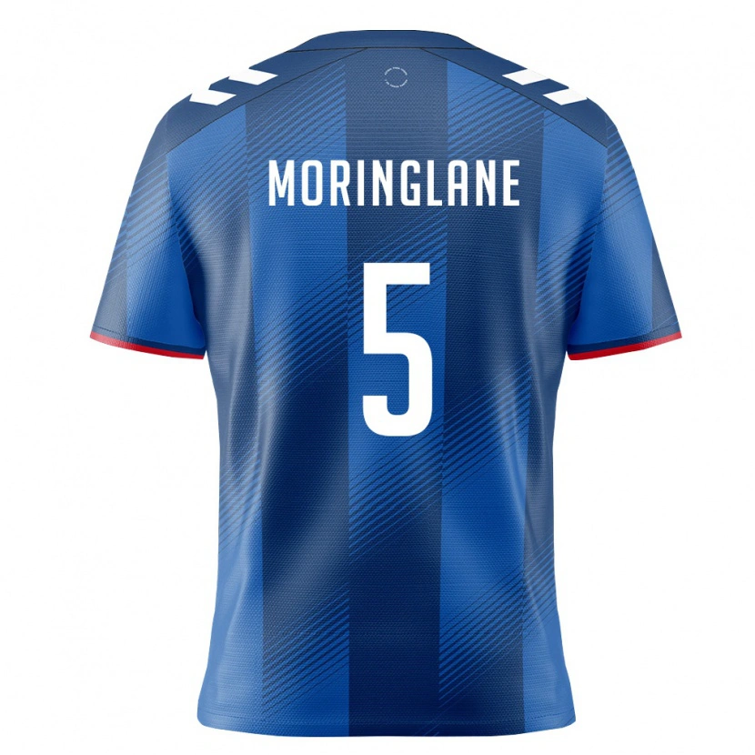 Danxen Women Puerto Rico Luis Moringlane #5 Royal Blue Red White Home Jersey 26-28 T-Shirt