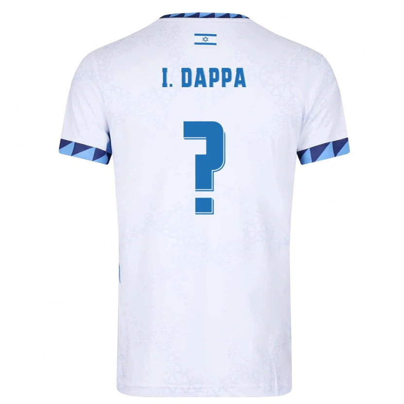 Danxen Women Israel I. Dappa #0 White Light Blue Home Jersey 26-28 T-Shirt