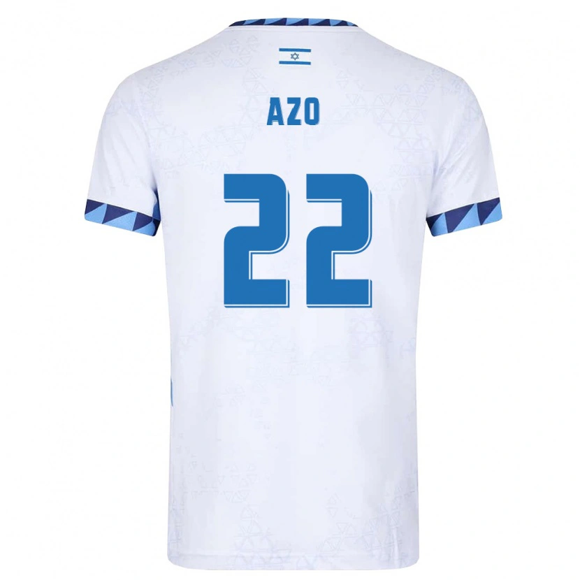 Danxen Women Israel Ori Azo #22 White Light Blue Home Jersey 26-28 T-Shirt