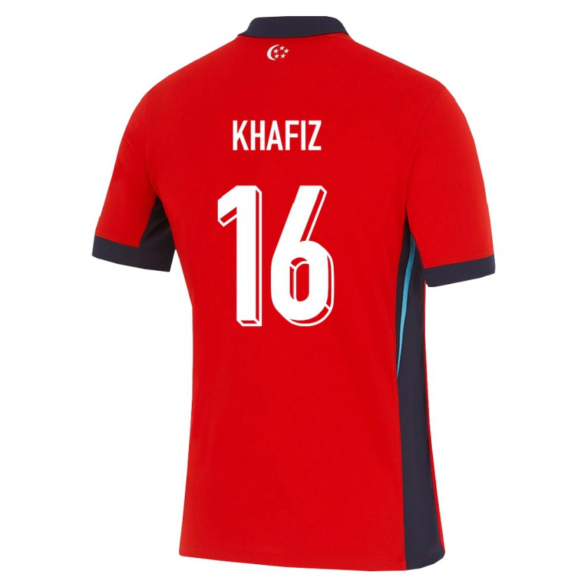 Danxen Women Singapore Arfan Khafiz #16 Red White Black Home Jersey 26-28 T-Shirt