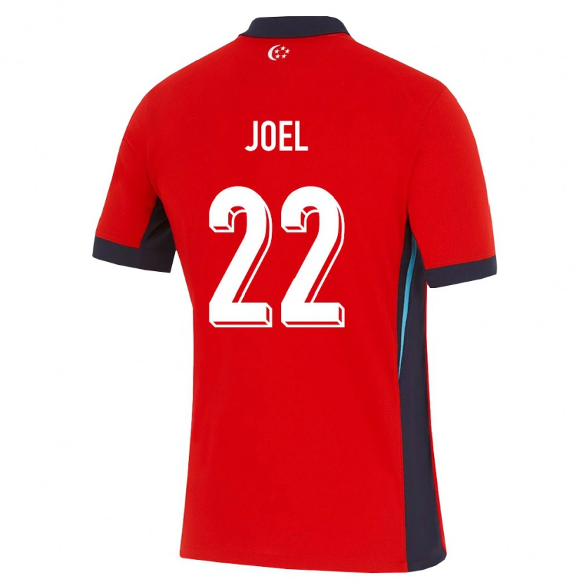 Danxen Women Singapore Joel Chew #22 Red White Black Home Jersey 26-28 T-Shirt